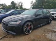 ✅ 2024 Audi RS 6 performance • VIN: WUA1DBF21RN905346 • Lot: 69074885. Listed on Copart with 19,442 mi. Free auction sales archive from the USA and detailed vehicle history report at DreamBid. Image 1.