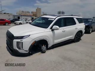 ✅ 2024 Hyundai Palisade XRT • VIN: KM8R3DGEXRU737702 • Лот: 65380754. Опубликован ранее на Copart с пробегом 7 192 миль. Бесплатный доступ к архиву аукционных продаж из США и подробный отчёт об истории автомобиля на DreamBid. Изображение 1.