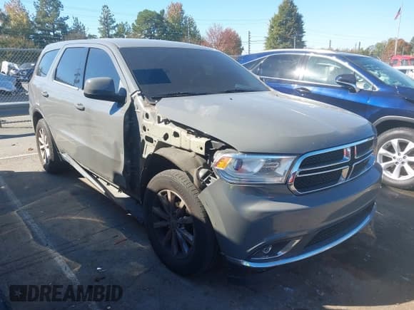 ✅ 2019 Dodge Durango SXT • VIN: 1C4RDHAG4KC604464 • Lot: 43481931. Listed on IAAI with 148,141 mi. Free auction sales archive from the USA and detailed vehicle history report at DreamBid. Image 1.