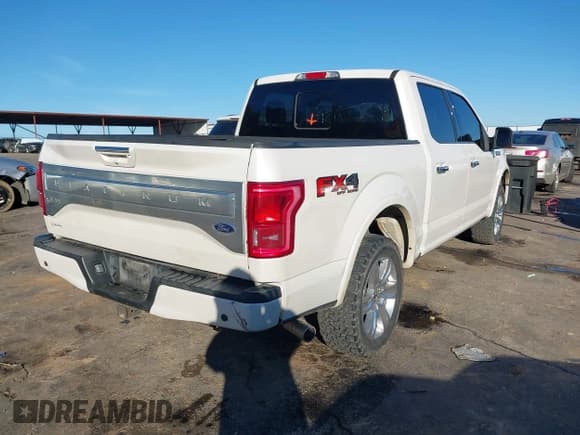 ✅ 2017 Ford F-150 XL • VIN: 1FTEW1EF5HFA07428 • Lot: 41334443. Listed on IAAI with 178,545 mi. Free auction sales archive from the USA and detailed vehicle history report at DreamBid. Image 4.
