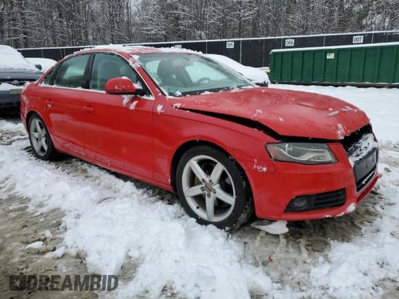 ✅ 2009 Audi A4 Prestige • VIN: WAUMK78K89N010993 • Lot: 44842995. Listed on Copart with 60,306 mi. Free auction sales archive from the USA and detailed vehicle history report at DreamBid. Image 4.