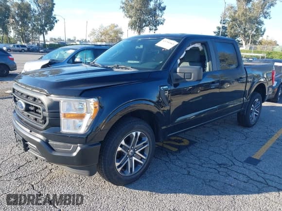 ✅ 2021 Ford F-150 XL • VIN: 1FTEW1C51MFC63747 • Lot: 43756963. Listed on IAAI with 34,789 mi. Free auction sales archive from the USA and detailed vehicle history report at DreamBid. Image 2.