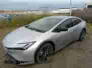 2023 Toyota Prius LE with VIN JTDADABU9P3002451, listed as a Copart auction lot 80668485 with 16,977 mi miles and Salvage title. Bid and sale history available at DreamBid. Image 1.