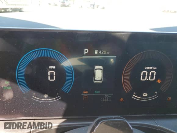 2025 Hyundai Santa Fe SEL с VIN 5NMP2DG18SH022720, выставлен на аукционе Copart как лот 49456165 с пробегом 7 356 миль миль и Списание • Salvage title. История ставок и продаж доступна на DreamBid. Изображение 9.