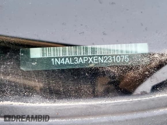 ✅ 2014 Nissan Altima S • VIN: 1N4AL3APXEN231075 • Lot: 92684185. Wystawiony na Copart z przebiegiem 271 663 mil. Bezpłatny archiwum sprzedaży aukcyjnych z USA i szczegółowy raport historii pojazdu na DreamBid. Zdjęcie 12.