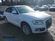✅ 2014 Audi Q5 Premium • VIN: WA1CFAFP5EA027258 • Lot: 43808946. Listed on IAAI with 108,542 mi. Free auction sales archive from the USA and detailed vehicle history report at DreamBid. Image 1.