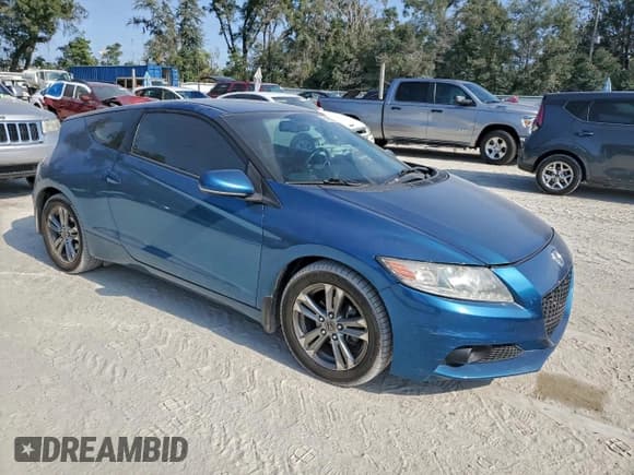 ✅ 2013 Honda CR-Z EX • VIN: JHMZF1D60DS002219 • Lot: 95681475. Listed on Copart with 122,673 mi. Free auction sales archive from the USA and detailed vehicle history report at DreamBid. Image 4.