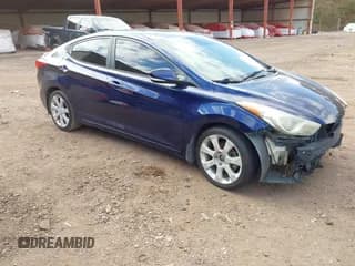 ✅ 2013 Hyundai Elantra GLS • VIN: 5NPDH4AE0DH213986 • Lot: 43575259. Listed on IAAI with 184,670 mi. Free auction sales archive from the USA and detailed vehicle history report at DreamBid. Image 1.