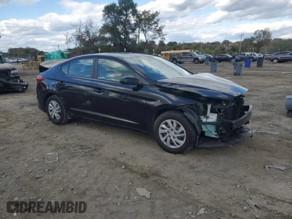 ✅ 2017 Hyundai Elantra SE • VIN: KMHD74LF0HU164451 • Lot: 82663675. Listed on Copart with 108,308 mi. Free auction sales archive from the USA and detailed vehicle history report at DreamBid. Image 4.