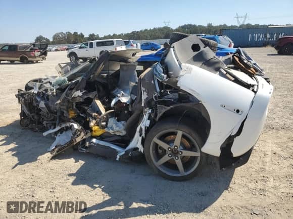 2007 Chevrolet Corvette with VIN 1G1YY25U775118118, listed as a Copart auction lot 67253694 with Not provided miles and Non repairable. Bid and sale history available at DreamBid. Image 2.