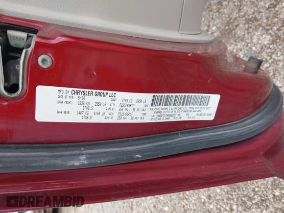 ✅ 2010 Chrysler Town & Country Limited • VIN: 2A4RR7DX7AR366259 • Lot: 42310955. Wystawiony na IAAI z przebiegiem 133 213 mil. Bezpłatny archiwum sprzedaży aukcyjnych z USA i szczegółowy raport historii pojazdu na DreamBid. Zdjęcie 9.