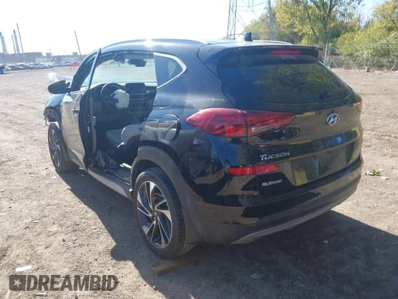 ✅ 2020 Hyundai Tucson Limited • VIN: KM8J33AL2LU148844 • Lot: 43501014. Listed on IAAI with 82,574 mi. Free auction sales archive from the USA and detailed vehicle history report at DreamBid. Image 3.