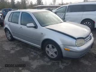 ✅ 2002 Volkswagen Golf GLS • VIN: 9BWGK61J524066709 • Lot: 43730227. Listed on IAAI with 143,542 mi. Free auction sales archive from the USA and detailed vehicle history report at DreamBid. Image 1.