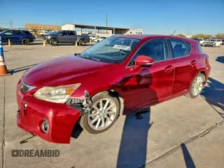 ✅ 2011 Lexus CT 200h • VIN: JTHKD5BH0B2041666 • Lot: 95909005. Listed on Copart with 192,145 mi. Free auction sales archive from the USA and detailed vehicle history report at DreamBid. Image 1.