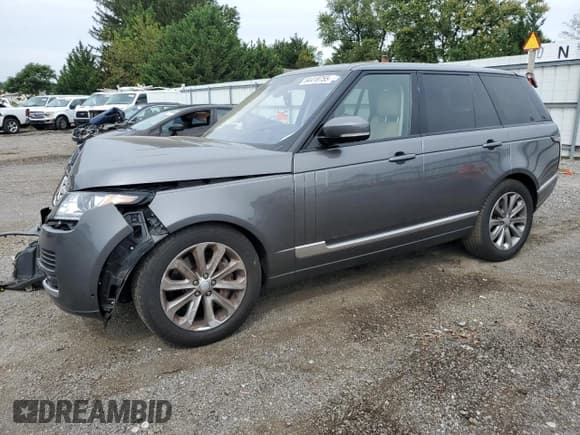 ✅ 2016 Land Rover Range Rover HSE • VIN: SALGS2PFXGA289061 • Lot: 84418755. Wystawiony na Copart z przebiegiem 78 487 mil. Bezpłatny archiwum sprzedaży aukcyjnych z USA i szczegółowy raport historii pojazdu na DreamBid. Zdjęcie 1.