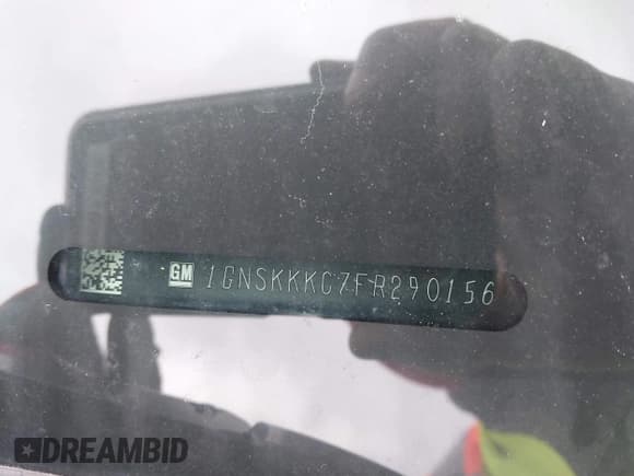 ✅ 2015 Chevrolet Suburban LTZ • VIN: 1GNSKKKC7FR290156 • Lot: 43777007. Listed on IAAI with 145,354 mi. Free auction sales archive from the USA and detailed vehicle history report at DreamBid. Image 9.