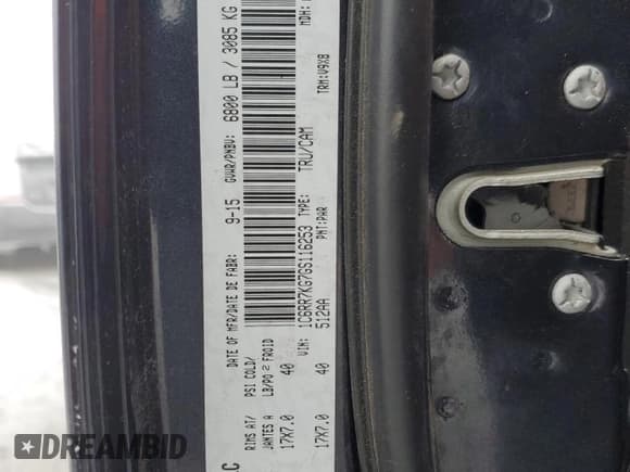 ✅ 2016 Ram 1500 Express • VIN: 1C6RR7KG7GS116253 • Lot: 89026965. Listed on Copart with 159,259 mi. Free auction sales archive from the USA and detailed vehicle history report at DreamBid. Image 12.