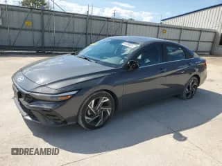 2024 Hyundai Elantra Limited with VIN KMHLP4DG7RU635760, listed as a Copart auction lot 84299825 with 45,089 mi miles and Salvage title. Bid and sale history available at DreamBid. Image 1.