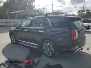 ✅ 2021 Hyundai Palisade Calligraphy • VIN: KM8R7DHE4MU228183 • Лот: 82527594. Опубликован ранее на Copart с пробегом 90 446 миль. Бесплатный доступ к архиву аукционных продаж из США и подробный отчёт об истории автомобиля на DreamBid. Изображение 2.