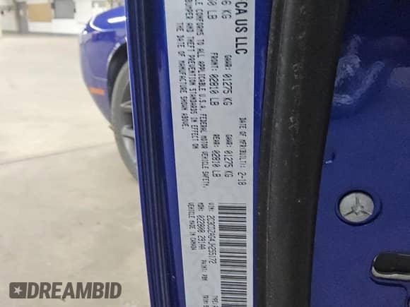 ✅ 2018 Dodge Challenger SXT Plus • VIN: 2C3CDZAG4JH255172 • Лот: 86799505. Опубликован ранее на Copart с пробегом 29 548 миль. Бесплатный доступ к архиву аукционных продаж из США и подробный отчёт об истории автомобиля на DreamBid. Изображение 12.