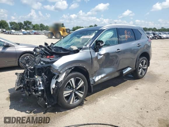 ✅ 2022 Nissan Rogue SL • VIN: 5N1BT3CA6NC708745 • Lot: 64812235. Listed on Copart with Not provided. Free auction sales archive from the USA and detailed vehicle history report at DreamBid. Image 1.