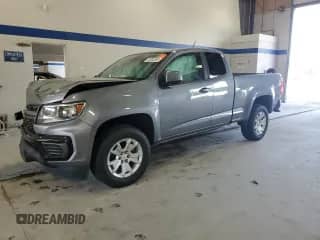2021 Chevrolet Colorado 2WD LT z VIN 1GCHSCEA6M1267708, wystawiony jako Copart lot #83808365 z przebiegiem 55 004 mil mil oraz Szkoda całkowita • Salvage title. Historia ofert i sprzedaży dostępna na DreamBid. Obrazek 1.