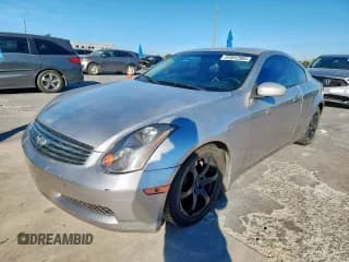 ✅ 2005 Infiniti G35 • VIN: JNKCV54E15M422553 • Lot: 91912585. Listed on Copart with Not provided. Free auction sales archive from the USA and detailed vehicle history report at DreamBid. Image 1.