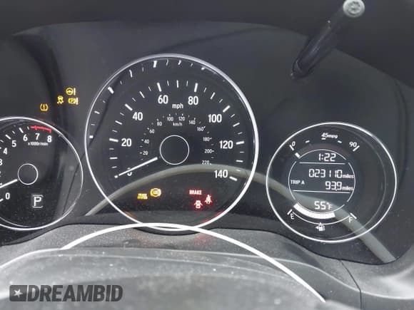 ✅ 2019 Honda HR-V LX • VIN: 3CZRU6H36KG728167 • Лот: 43446442. Опубликован ранее на IAAI с пробегом 23 110 миль. Бесплатный доступ к архиву аукционных продаж из США и подробный отчёт об истории автомобиля на DreamBid. Изображение 7.