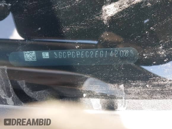 2014 Chevrolet Silverado 1500 Work Truck with VIN 3GCPCPEC2EG142063, listed as a IAAI auction lot 43453497 with 84,035 mi miles and . Bid and sale history available at DreamBid. Image 9.