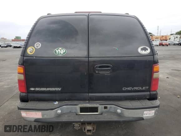 2001 Chevrolet Suburban LT with VIN 3GNGK26G41G211165, listed as a Copart auction lot 72488753 with 247,719 mi miles and Salvage title. Bid and sale history available at DreamBid. Image 6.