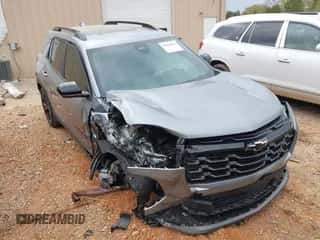 2025 Chevrolet Equinox FWD LT z VIN 3GNAXHEG5SL134200, wystawiony jako IAAI lot #41946422 z przebiegiem 6 968 mil mil oraz . Historia ofert i sprzedaży dostępna na DreamBid. Obrazek 1.