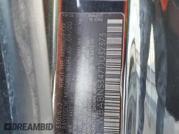 ✅ 2001 BMW 3 Series 330Ci • VIN: WBABN53471JU32373 • Лот: 84616425. Опубликован ранее на Copart с пробегом 105 900 миль. Бесплатный доступ к архиву аукционных продаж из США и подробный отчёт об истории автомобиля на DreamBid. Изображение 13.