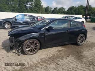 2019 Hyundai Veloster Premium with VIN KMHTG6AF9KU005624, listed as a Copart auction lot 67913414 with 120,168 mi miles and Salvage title. Bid and sale history available at DreamBid. Image 1.