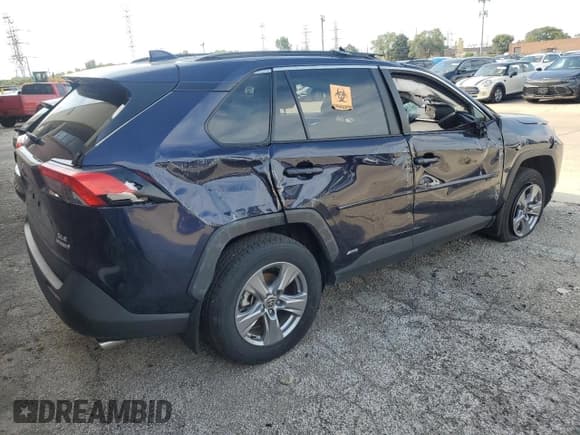 ✅ 2023 Toyota RAV4 Hybrid XLE • VIN: 4T3RWRFV7PU087429 • Lot: 68253715. Listed on Copart with Not provided. Free auction sales archive from the USA and detailed vehicle history report at DreamBid. Image 3.