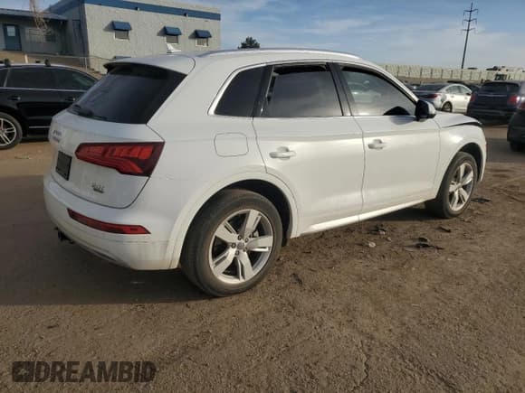 ✅ 2018 Audi Q5 Premium Plus • VIN: WA1BNAFY8J2241298 • Lot: 85094624. Listed on Copart with 41,152 mi. Free auction sales archive from the USA and detailed vehicle history report at DreamBid. Image 3.