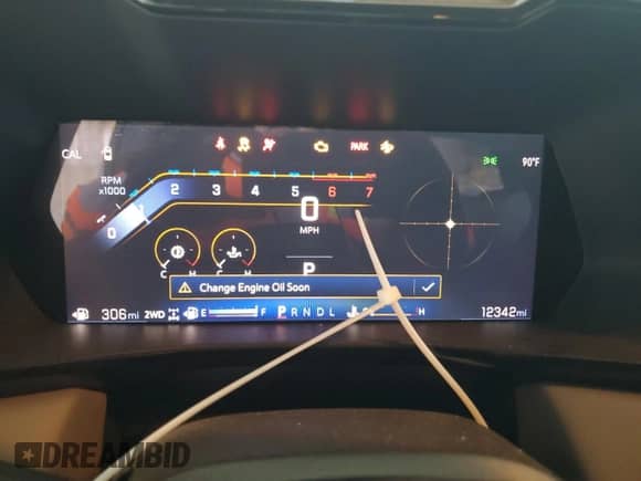 2023 Chevrolet Colorado 4WD ZR2 с VIN 1GCPTFEK1P1212882, выставлен на аукционе Copart как лот 71502184 с пробегом 12 342 миль миль и Списание • Salvage title. История ставок и продаж доступна на DreamBid. Изображение 9.