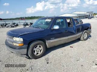 1999 Chevrolet Silverado 1500 LS with VIN 2GCEC19V2X1107860, listed as a Copart auction lot 69310185 with 249,719 mi miles and Salvage title. Bid and sale history available at DreamBid. Image 1.