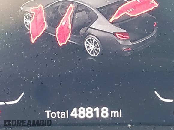 ✅ 2020 BMW 5 Series 540i • VIN: WBAJS1C02LWW67733 • Lot: 41478533. Listed on IAAI with 48,818 mi. Free auction sales archive from the USA and detailed vehicle history report at DreamBid. Image 15.