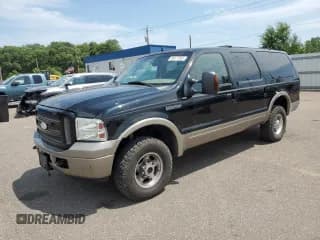 ✅ 2005 Ford Excursion Eddie Bauer • VIN: 1FMSU45P25EA74441 • Lot: 64577505. Wystawiony na Copart z przebiegiem 253 179 mil. Bezpłatny archiwum sprzedaży aukcyjnych z USA i szczegółowy raport historii pojazdu na DreamBid. Zdjęcie 1.