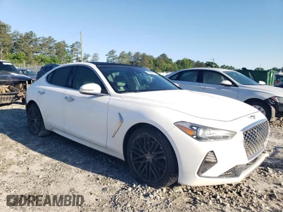✅ 2019 Genesis G70 Advanced • VIN: KMTG34LA2KU030129 • Lot: 55584135. Listed on Copart with 123,718 mi. Free auction sales archive from the USA and detailed vehicle history report at DreamBid. Image 4.