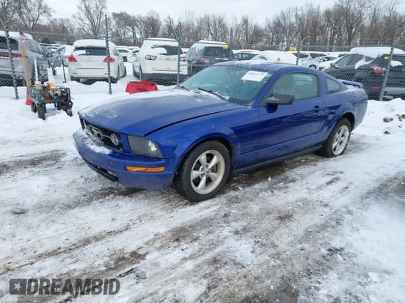 ✅ 2005 Ford Mustang Deluxe • VIN: 1ZVFT80N655157552 • Лот: 43842175. Опубликован ранее на IAAI с пробегом Не указан. Бесплатный доступ к архиву аукционных продаж из США и подробный отчёт об истории автомобиля на DreamBid. Изображение 2.