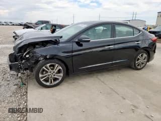✅ 2017 Hyundai Elantra Limited • VIN: 5NPD84LF1HH056075 • Lot: 70145975. Listed on Copart with 99,404 mi. Free auction sales archive from the USA and detailed vehicle history report at DreamBid. Image 1.