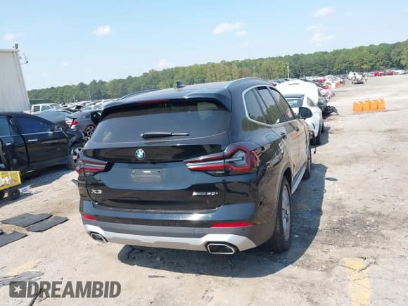 ✅ 2022 BMW X3 sDrive30i • VIN: 5UX43DP06N9K81857 • Лот: 43233752. Опубликован ранее на IAAI с пробегом 42 845 миль. Бесплатный доступ к архиву аукционных продаж из США и подробный отчёт об истории автомобиля на DreamBid. Изображение 4.