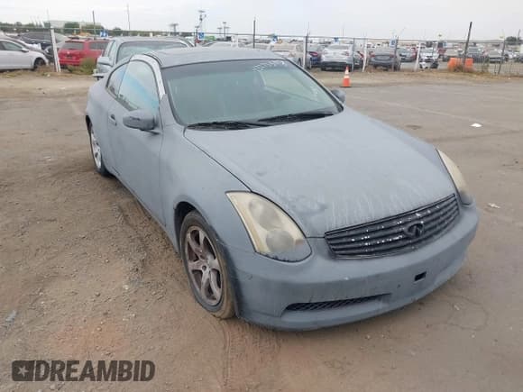 ✅ 2003 Infiniti G35 w/Leather • VIN: JNKCV54E13M205159 • Lot: 43273598. Listed on IAAI with 215,504 mi. Free auction sales archive from the USA and detailed vehicle history report at DreamBid. Image 1.