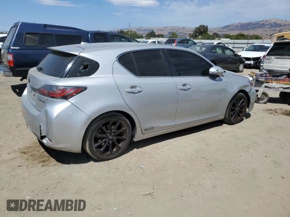 ✅ 2012 Lexus CT 200h • VIN: JTHKD5BH8C2073346 • Lot: 69296935. Listed on Copart with 243,824 mi. Free auction sales archive from the USA and detailed vehicle history report at DreamBid. Image 3.
