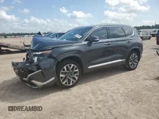 ✅ 2022 Hyundai Santa Fe Calligraphy • VIN: 5NMS5DAL0NH375615 • Lot: 63292664. Wystawiony na Copart z przebiegiem 39 285 mil. Bezpłatny archiwum sprzedaży aukcyjnych z USA i szczegółowy raport historii pojazdu na DreamBid. Zdjęcie 1.