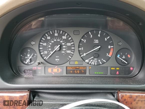 ✅ 2001 BMW 5 Series 525i • VIN: WBADT43461GX20021 • Lot: 52746525. Listed on Copart with 66,222 mi. Free auction sales archive from the USA and detailed vehicle history report at DreamBid. Image 9.