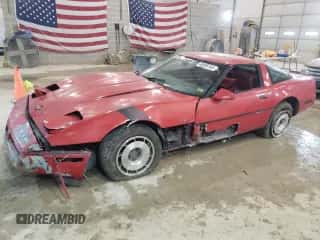 1984 Chevrolet Corvette with VIN 1G1AY0787E5105016, listed as a Copart auction lot 82382653 with 179,379 mi miles and Salvage title. Bid and sale history available at DreamBid. Image 1.