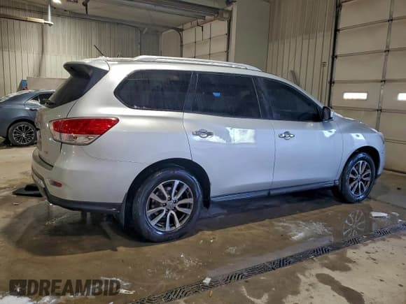 ✅ 2015 Nissan Pathfinder Platinum • VIN: 5N1AR2MM7FC712351 • Lot: 93703445. Listed on Copart with 58,584 mi. Free auction sales archive from the USA and detailed vehicle history report at DreamBid. Image 3.