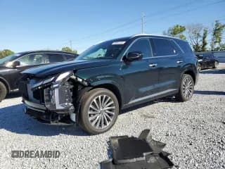 ✅ 2025 Hyundai Palisade Calligraphy • VIN: KM8R74GE5SU835949 • Лот: 48981355. Опубликован ранее на Copart с пробегом 3 674 миль. Бесплатный доступ к архиву аукционных продаж из США и подробный отчёт об истории автомобиля на DreamBid. Изображение 1.